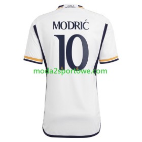 Koszulka Real Madryt Luka Modrić 10 Domowe Stroje Piłkarskie 2023/24 Krótki Rękaw